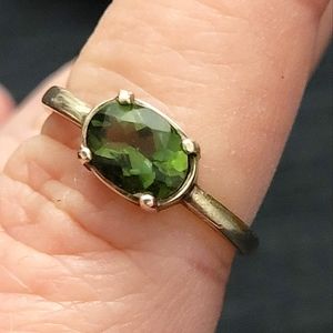 Moldavite Ring